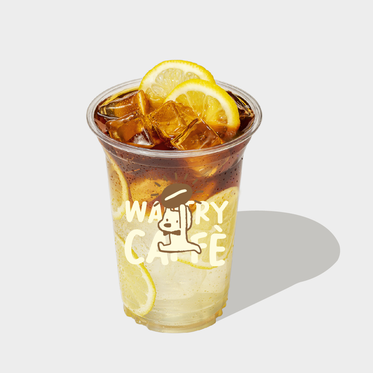 Lemon iced coffee