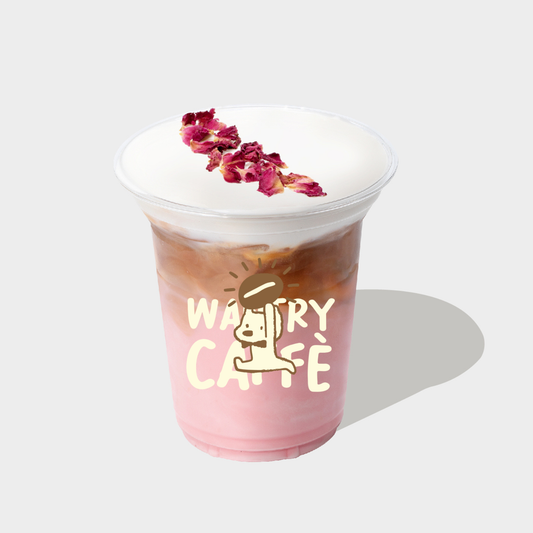 Pink Cream Coffee Latte