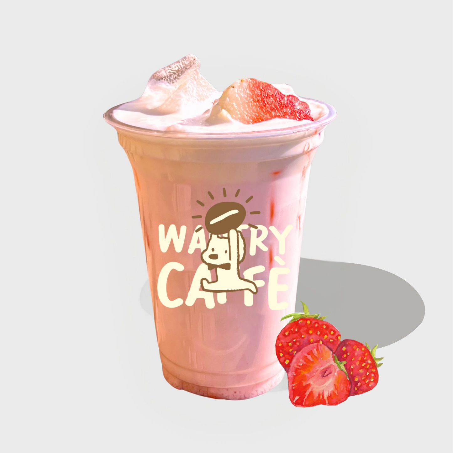 Strawberry Jasmine Milk Tea