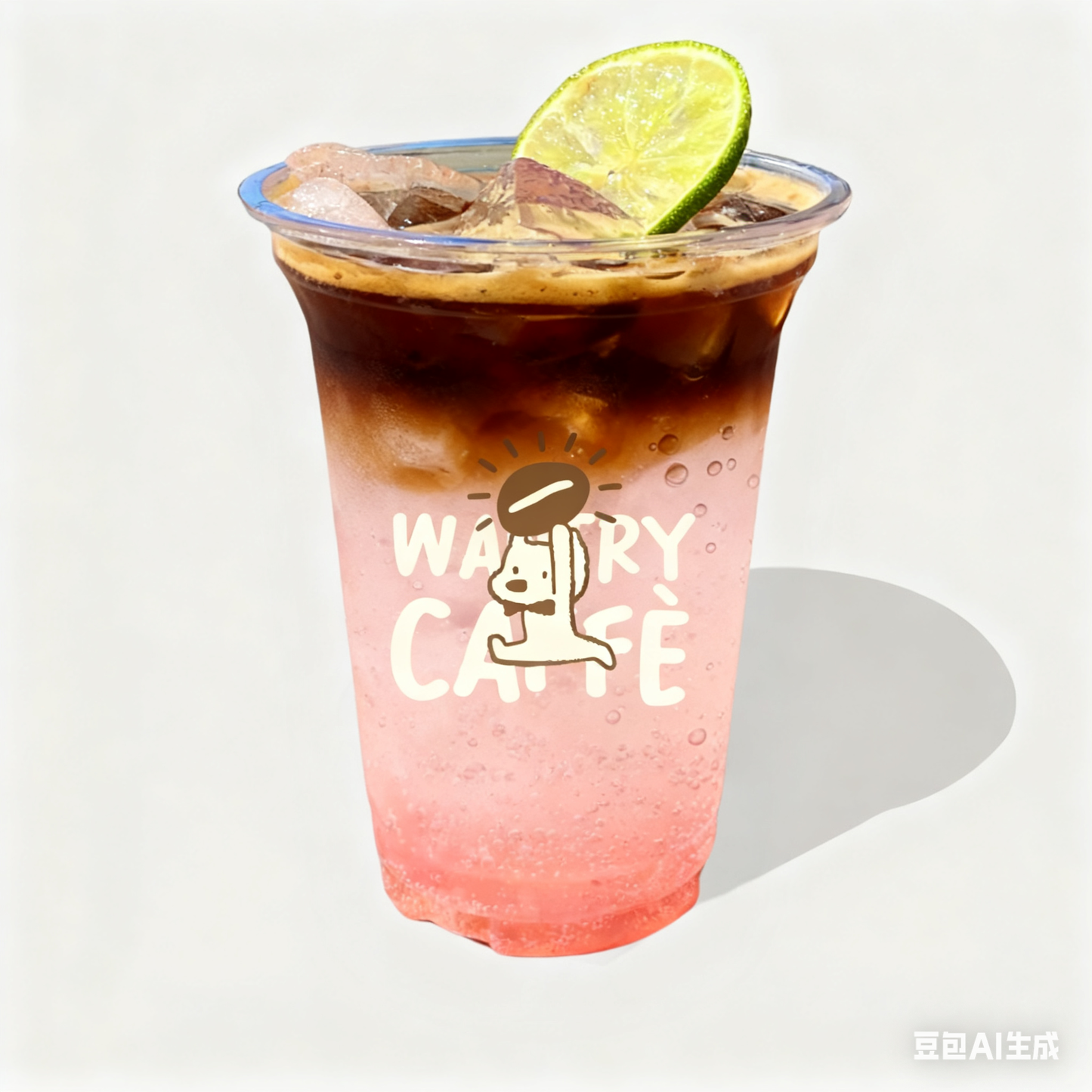 Lychee Sakura Iced Coffee